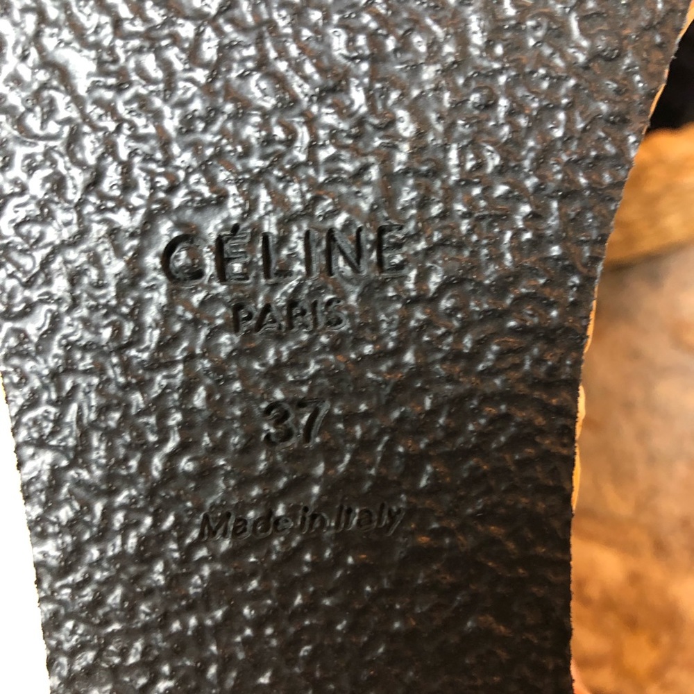 Céline Phoebe Philo Raffia Platform Sandals Sz 7 - Picture 7 of 8